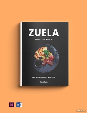 Digital Family Cookbook Template