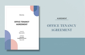 Office Tenancy Agreement Template