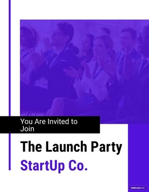 Startup Launch Party Flyer Template