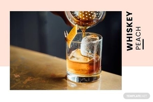 Personalized Drink Recipe Card Template