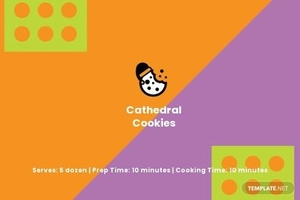 Retro Holiday Recipe Card Template