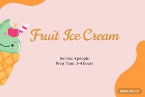 Simple Bridal Shower Recipe Card Template