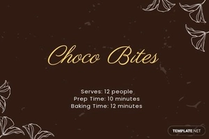 Bridal Shower Invitation Recipe Card Template