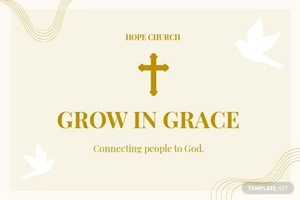 Church Card Template