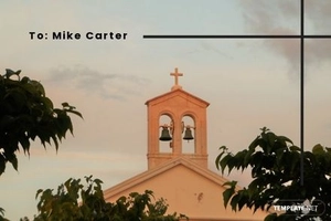 Church Decision Card Template