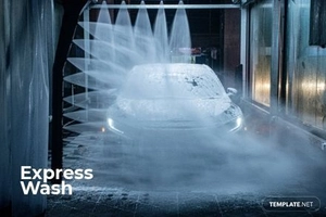 Car Wash Loyalty Card Template