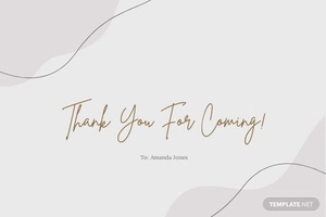 Church Attendance Cards Template