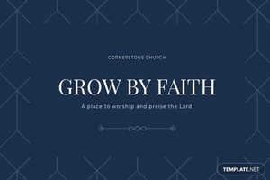 Church Information Card Template