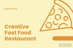 Food Comment Card Template