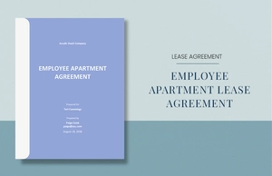 Employee Apartment Lease Agreement Template Employee Apartment Lease Agreement Template