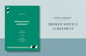 Broker Service Agreement Template