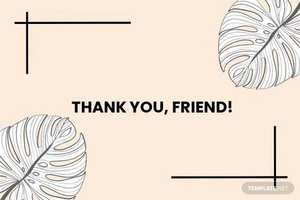 Sample Digital Friendship Card Template
