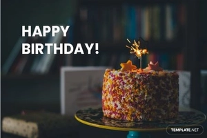 Digital Birthday Card Template