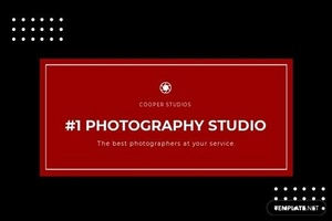 Simple Photography Card Template