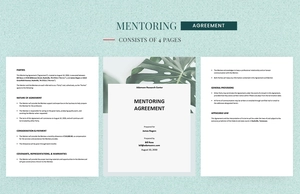 Sample Mentoring Agreement Template