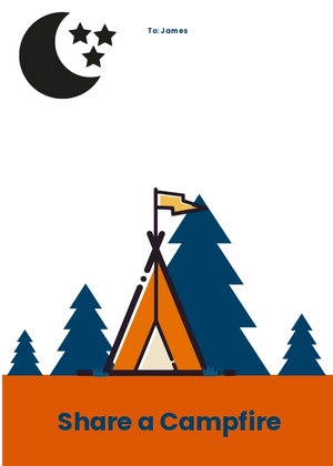 Pop Up Tent Card Template