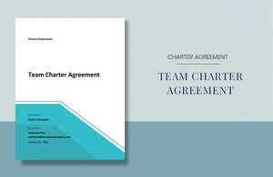 Team Charter Agreement Template