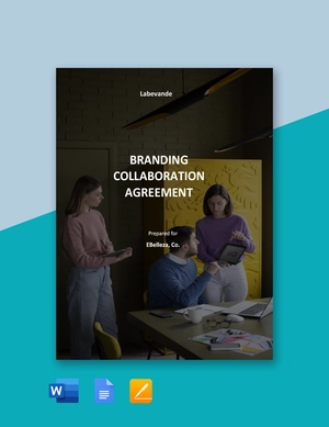 Brand Collaboration Agreement Template