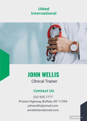 Blank Trainer Card Template