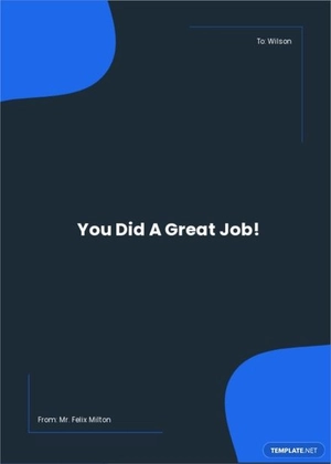 Employee Comment Card Template