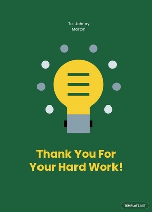 Employee Recognition Card Template