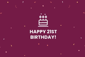 Double Sided Birthday Card Template