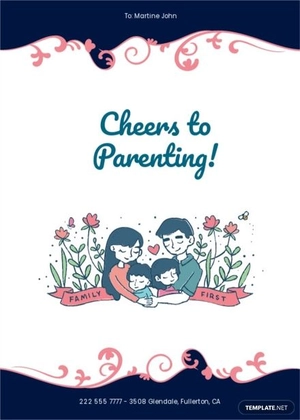 New Baby Love Card Template