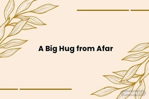 Modern Hug Card Template