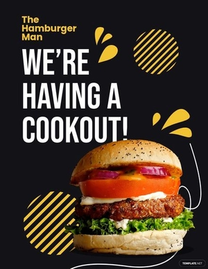 Cookout Invitation Flyer Template
