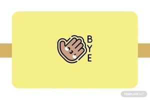 Goodbye Farewell Card Template