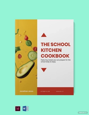 Minimal School Cookbook Template
