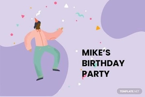 Birthday Invitation Card Template For Boy