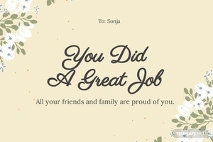 Anytime Congratulations Card Template