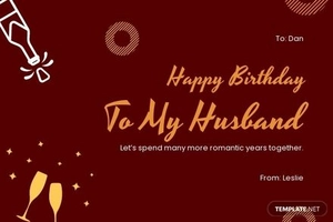 Creative Birthday Card Template For Him