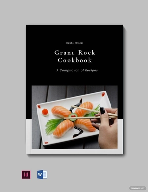 Modern Cookbook Layout Template