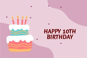 Happy Birthday Card Template For Kid