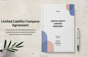 Limited Liability Company Agreement Template