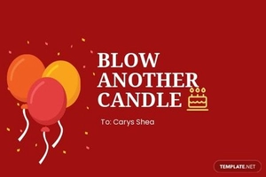 Birthday Wishes Card Template For Girl