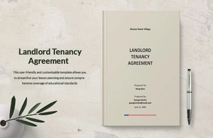 Landlord Tenancy Agreement Template Landlord Tenancy Agreement Template