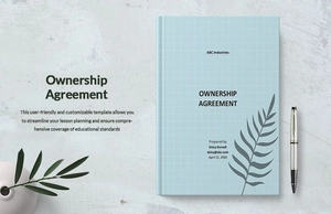 Ownership Agreement Template