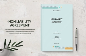 Non Liability Agreement Template