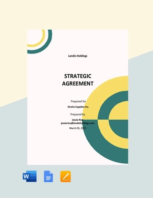 Strategic Agreement Template