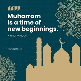 Muharram Quote Instagram Post Template