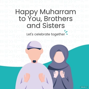 Happy Muharram Instagram Post Template