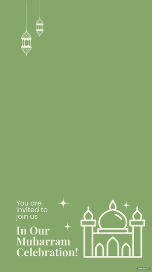 Muharram Celebration Snapchat Geofilter Template