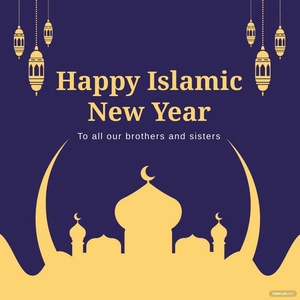 Islamic New Year Instagram Post Template