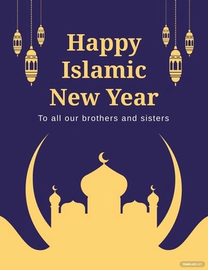 Islamic New Year Flyer Template
