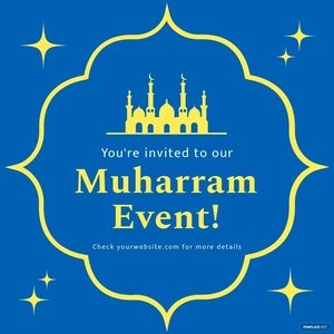 Muharram Invitation Instagram Post Template