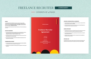 Freelance Recruiter Agreement Template
