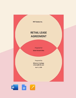 Retail Lease Agreement Template